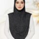 INARA KNITTED 16 BLACK GRAIN