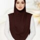 INARA KNITTED 22 DARK BROWN