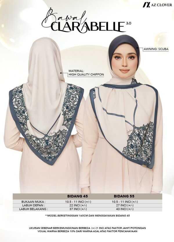 CLARABELLE3 SIZING CLARABELLE3 SIZING