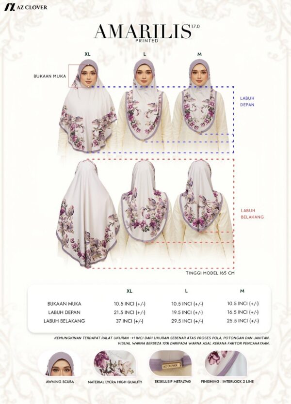 amrp 17.0 ukuran saiz amrp 17.0 ukuran saiz