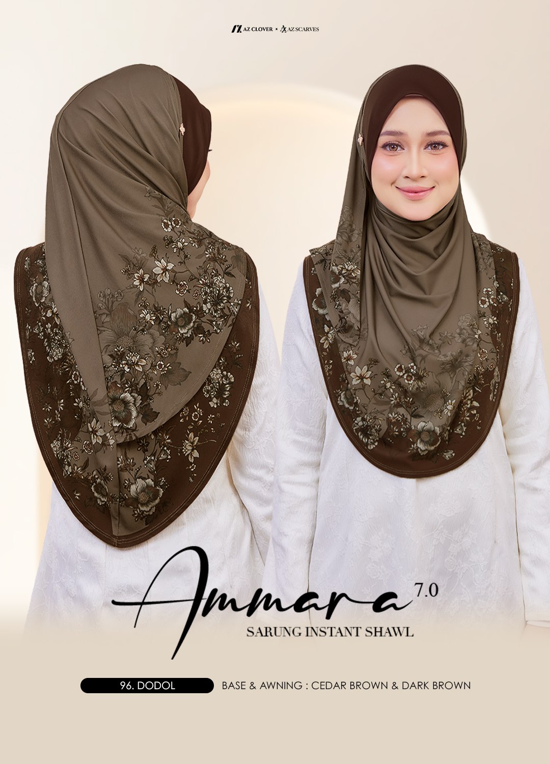 SARUNG INSTANT SHAWL AMMARA 7.0 - 96 DODOL