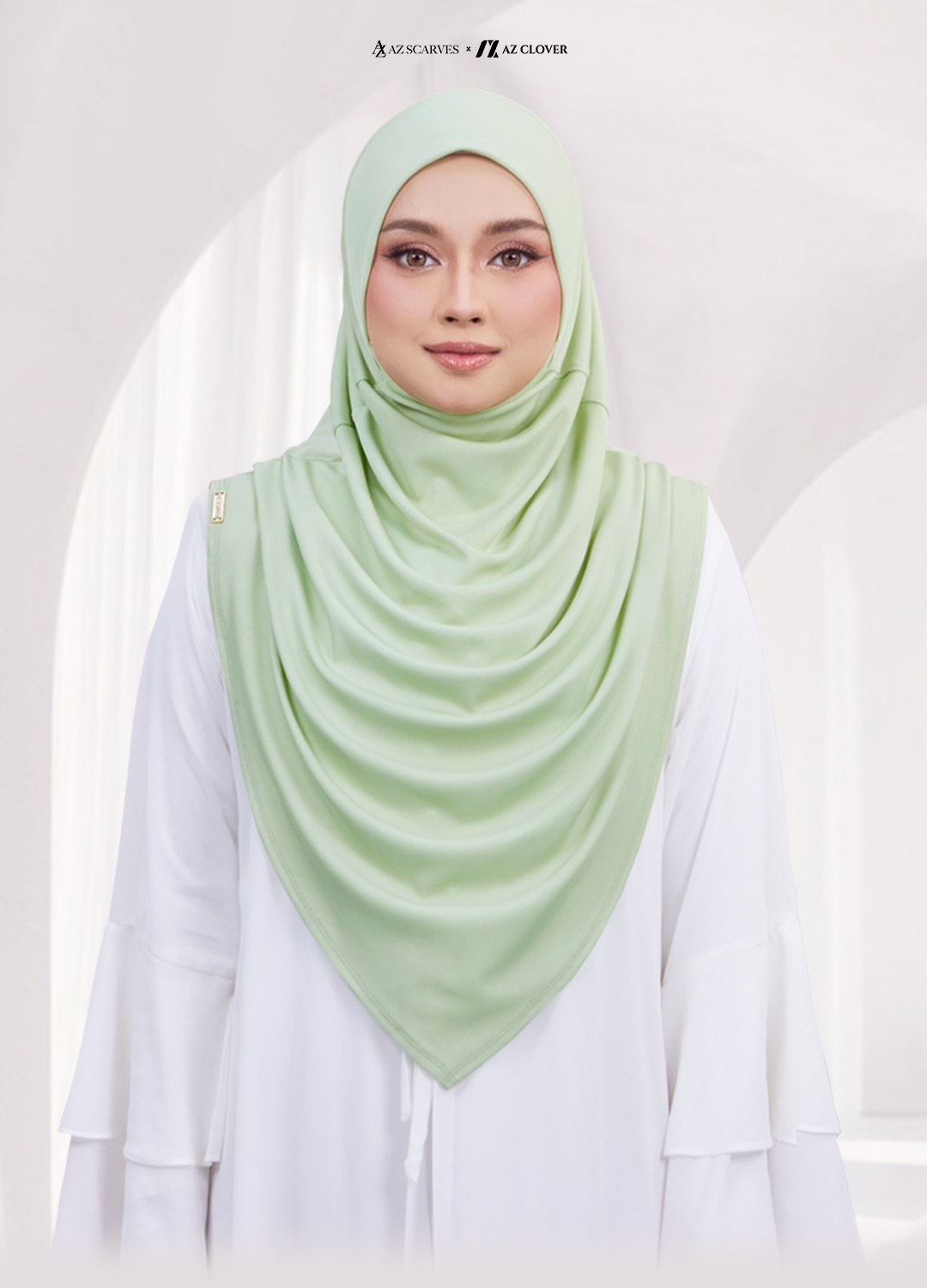 ELLARA KNITTED 16 EL LIGHT GREEN