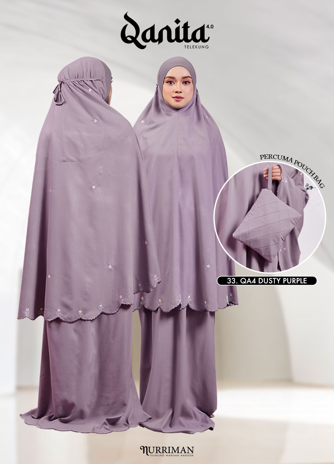QANITA 4.0 - 33 QA4 DUSTY PURPLE