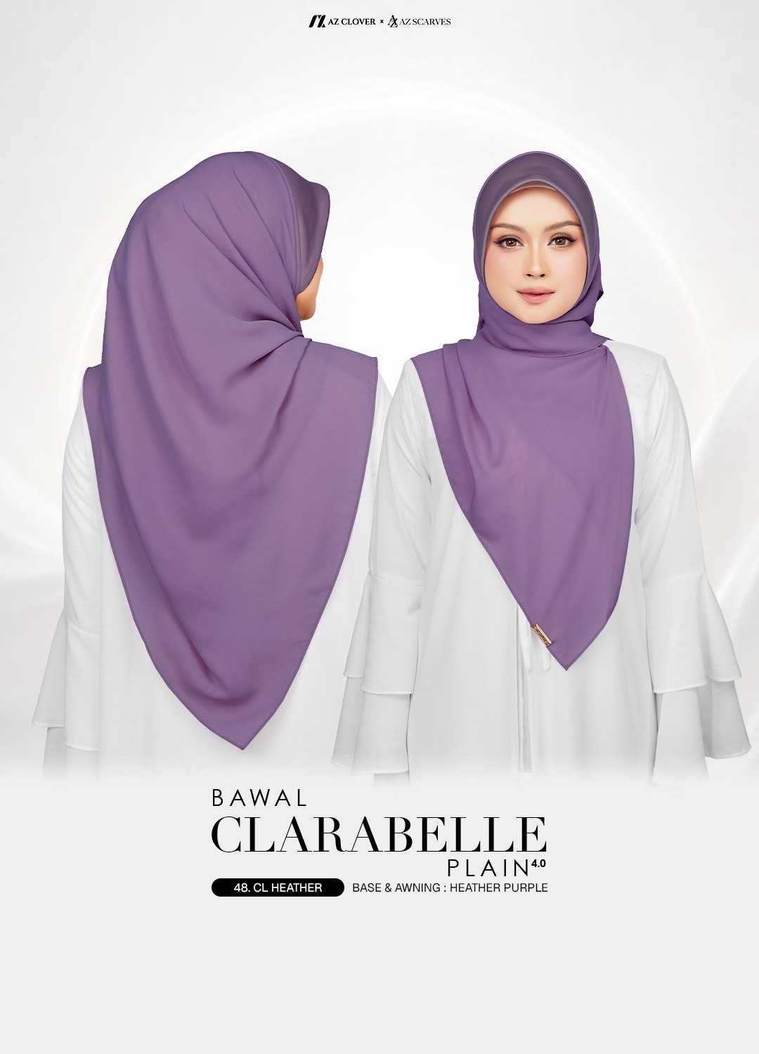 BAWAL CLARABELLE PLAIN 4.0 - 48 CL HEATHER