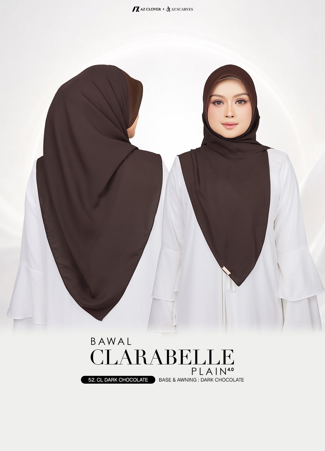 BAWAL CLARABELLE PLAIN 4.0 - 52 CL DARK CHOCOLATE