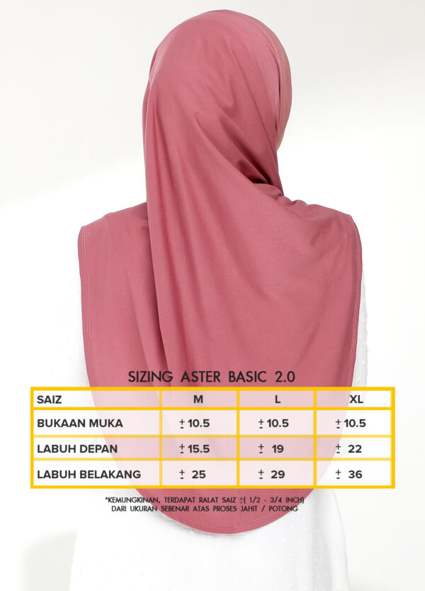 ASTER BASIC (L) 16 MAHOGANY ASTER BASIC (L) 16 MAHOGANY