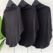 Tudung Uniform Nurse Hitam (S)