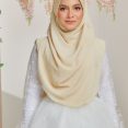 INSTANT SHAWL ZEHRA 01 VANILLA CREAM