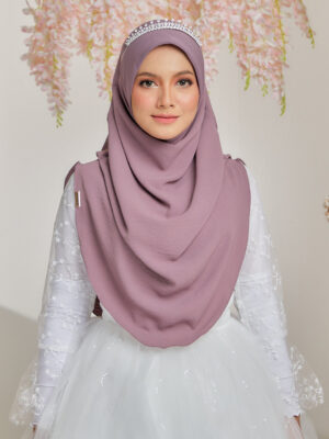 INSTANT SHAWL ZEHRA 12 DUSTY PURPLE