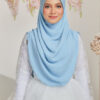 INSTANT SHAWL ZEHRA 02 OCEAN BLUE