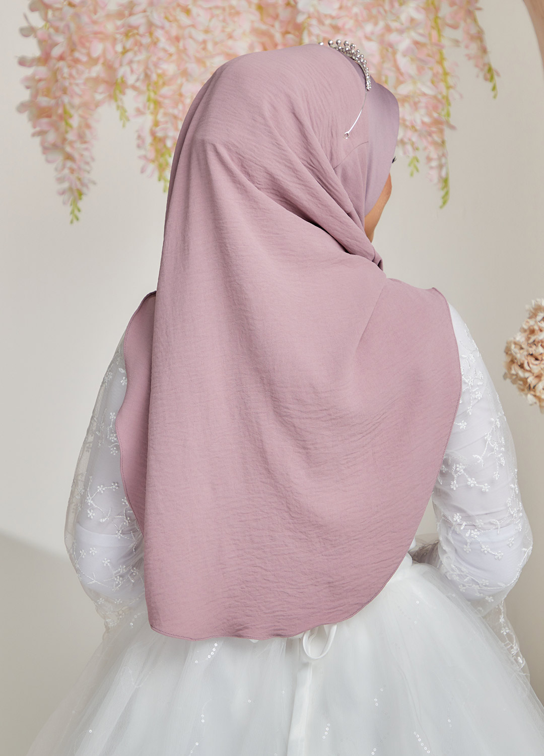 INSTANT SHAWL ZEHRA 03 LIGHT PURPLE