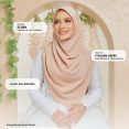 INSTANT SHAWL ZEHRA 01 VANILLA CREAM