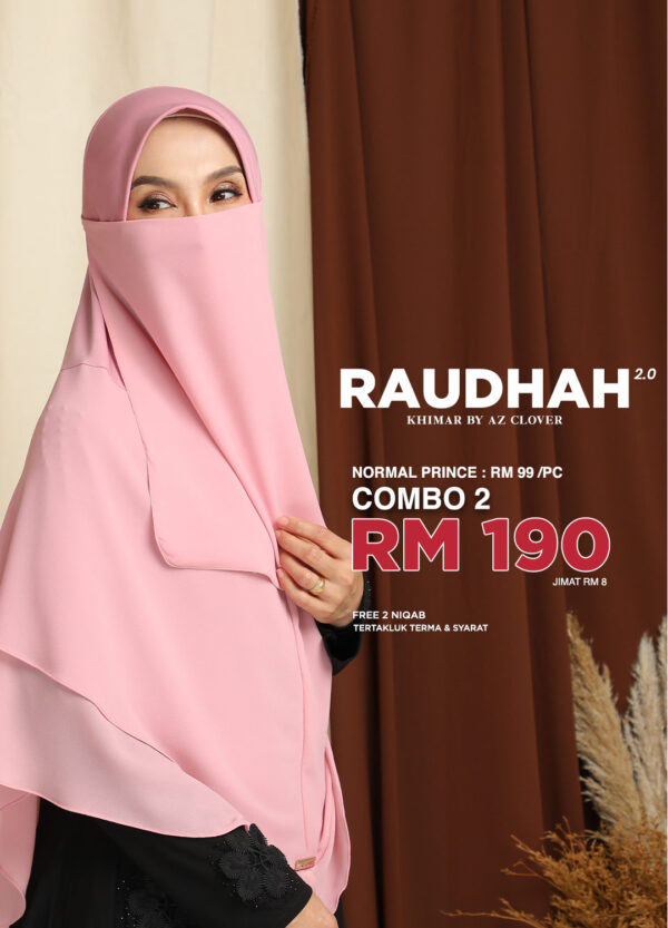 Tudung Khimar Raudhah 07 OFF WHITE Tudung Khimar Raudhah 07 OFF WHITE