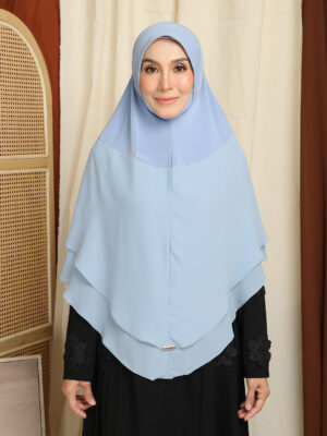 Tudung Khimar Raudhah 13 BLUESTONE