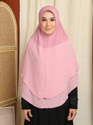 Tudung Khimar Raudhah 10 CANDY PINK