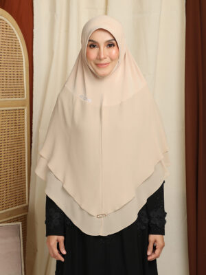 Tudung Khimar Raudhah 08 WHEAT