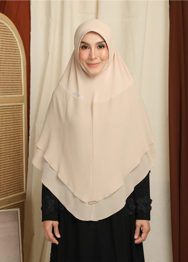 Tudung Khimar Raudhah 08 WHEAT