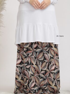 DINDA SKIRT S28 SEPIA