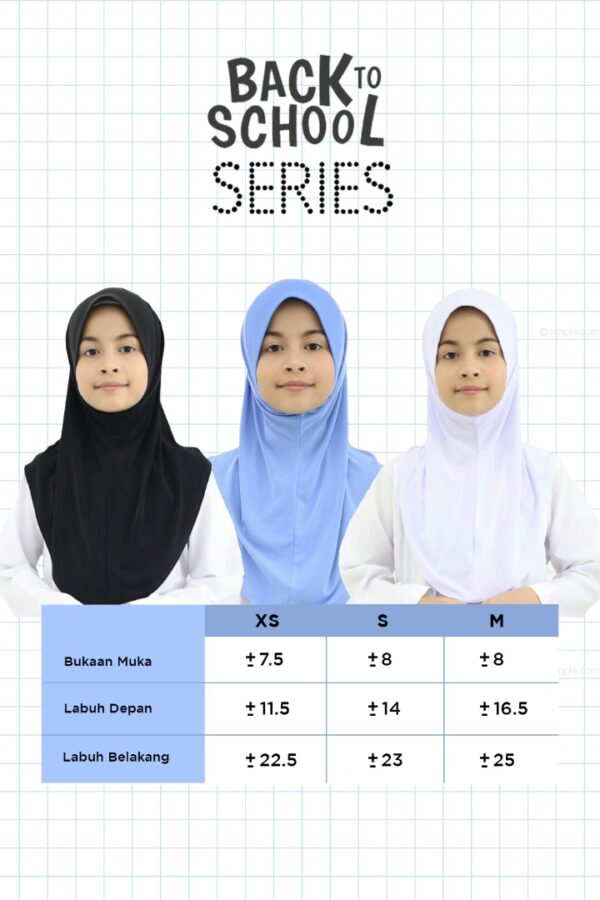 Tudung Sekolah Putih Tudung Sekolah Putih
