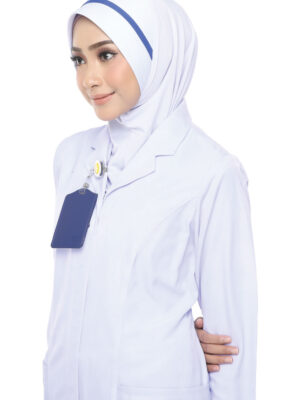 Tudung Uniform Nurse Line Blue (M) Tudung Uniform Nurse Line Blue (M)
