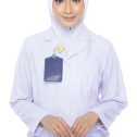 Tudung Uniform Nurse Line Yellow (M)