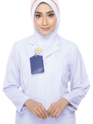 Tudung Uniform Nurse Line Orange (M)