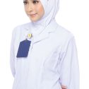 Tudung Uniform Nurse Line Orange (M)